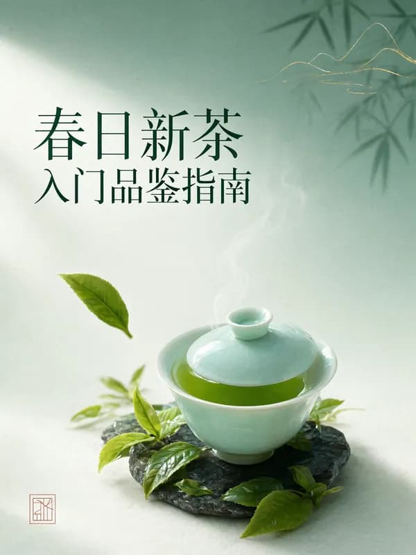 AI 图文风格示例:新茶品鉴